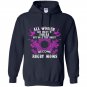 All women are created equal but only the finest become rugby moms Hoodie