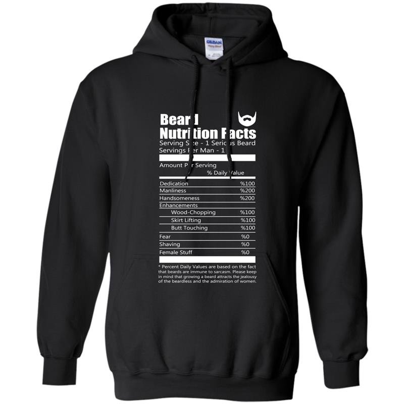 Beard nutrition facts Hoodie