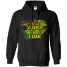 Green and gold follow through these veins springbok fan till the day i die Hoodie