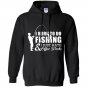 I born to do fishing and i just hate office works Hoodie