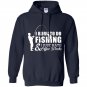 I born to do fishing and i just hate office works Hoodie