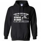I just hold my big rod steady myself strive my worm and bam shes hooked Hoodie