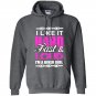 I like it hard fast and loud im a biker girl Hoodie