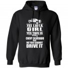 Im a girl this is my chevy silverado 4x4 Hoodie