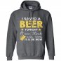 I saved beer tonight it was stuck in the bottle funny Hoodie