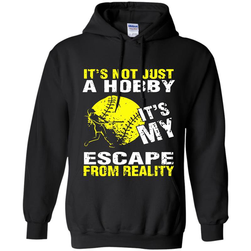 Its not just a hobby its my escape from reality baseball Hoodie