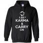 Keep karma and carry on Hoodie