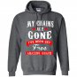 My chains are gone ive been set free amazing grace Hoodie
