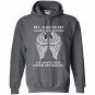 My dad is my guardian angle he waches over my back Hoodie