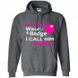 My hero wears a badge i call him hubby Hoodie
