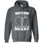 Nursing is a work of heart nurse Hoodie