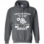 Sticks and stones may break my bones but hollow points expand on impact Hoodie