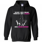 The best protection any woman can have is courage and a german shepherd Hoodie