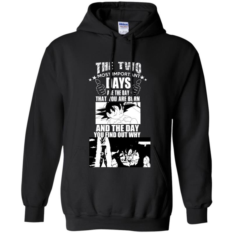 The two most important days are the day that you are born and the day you find out why Hoodie