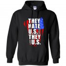 They hate us cuz they aint us Hoodie
