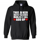 This biker math teacher makes it all add up Hoodie