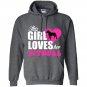 This girl loves her pitbull Hoodie