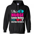 This nurse loves being helping patients nurse Hoodie