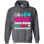 This nurse loves being helping patients nurse Hoodie