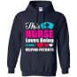 This nurse loves being helping patients nurse Hoodie