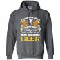 Today im just going to sit here and drink beer funny Hoodie