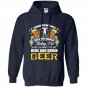 Today im just going to sit here and drink beer funny Hoodie