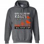 Until the fire races are empty i will never stop firefighter Hoodie