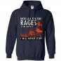 Until the fire races are empty i will never stop firefighter Hoodie