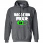 Vacation mode on Hoodie