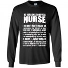 10 reasons to love a nurse Long Sleeve Gildan