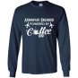 Aerospace engineer powered by coffee Long Sleeve Gildan