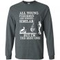 All young fishermen are born similar but im the best one Long Sleeve Gildan