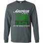 American by birth irish by the grace of god Long Sleeve Gildan