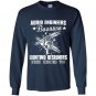 Audio engineers because lighting designers need heroes too Long Sleeve Gildan