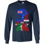 Australia grown with italian roots Long Sleeve Gildan