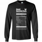 Beard nutrition facts Long Sleeve Gildan