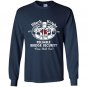 Black knight reliable bridge security none shall pass Long Sleeve Gildan