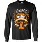 Blessed are the flexible for they refuse to be bent out of shape Long Sleeve Gildan