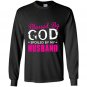 Blessed by god spoiled by my husband Long Sleeve Gildan