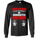 Breaking the silence on domestic violence Long Sleeve Gildan