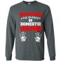 Breaking the silence on domestic violence Long Sleeve Gildan