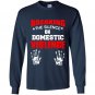 Breaking the silence on domestic violence Long Sleeve Gildan