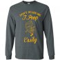 Dont scare me i poop easily Long Sleeve Gildan