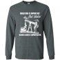 Education is important but makini oilfield cash is importanter Long Sleeve Gildan