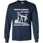 Education is important but makini oilfield cash is importanter Long Sleeve Gildan