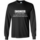 Engineer an organism that thrives on caffeine and last minute work Long Sleeve Gildan