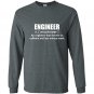 Engineer an organism that thrives on caffeine and last minute work Long Sleeve Gildan