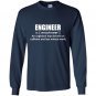 Engineer an organism that thrives on caffeine and last minute work Long Sleeve Gildan