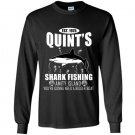 Est 1975 quints shark fishing amity island youre need a bigger boat Long Sleeve Gildan