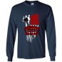 Firefighters never die Long Sleeve Gildan